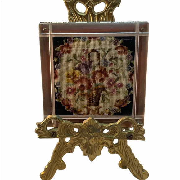 Vintage Fifth Ave Rex Flower sq Compact Powder - Picture 4 of 8